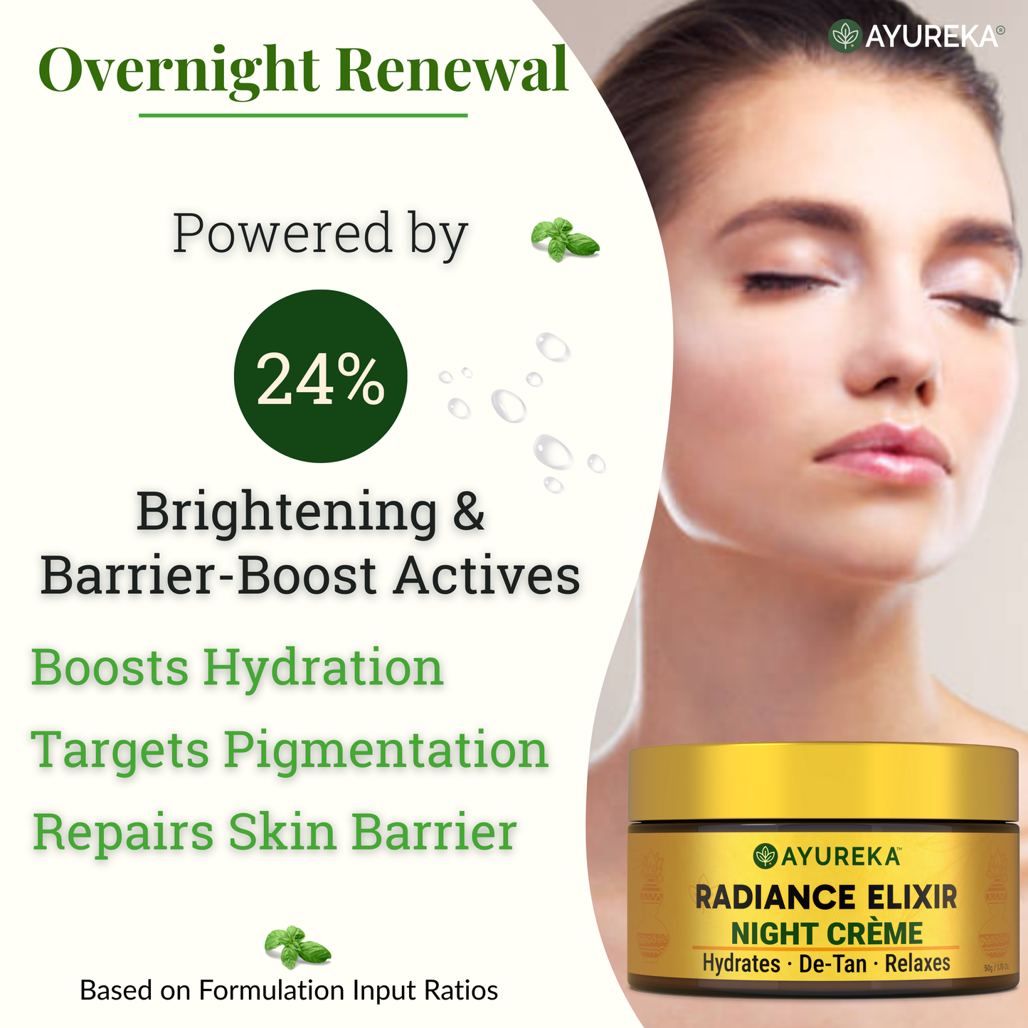 Advanced Night Cream for Pigmentation, Repair & Overnight Glow, Serum Creme Technology (50g)