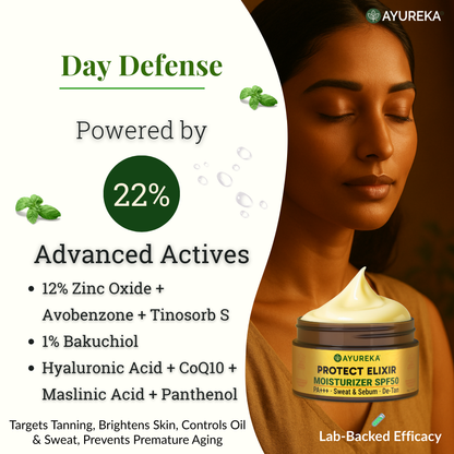 Advanced Day Cream + Sunscreen for Hydration, Pigmentation & Daily Tone Correction (50g)
