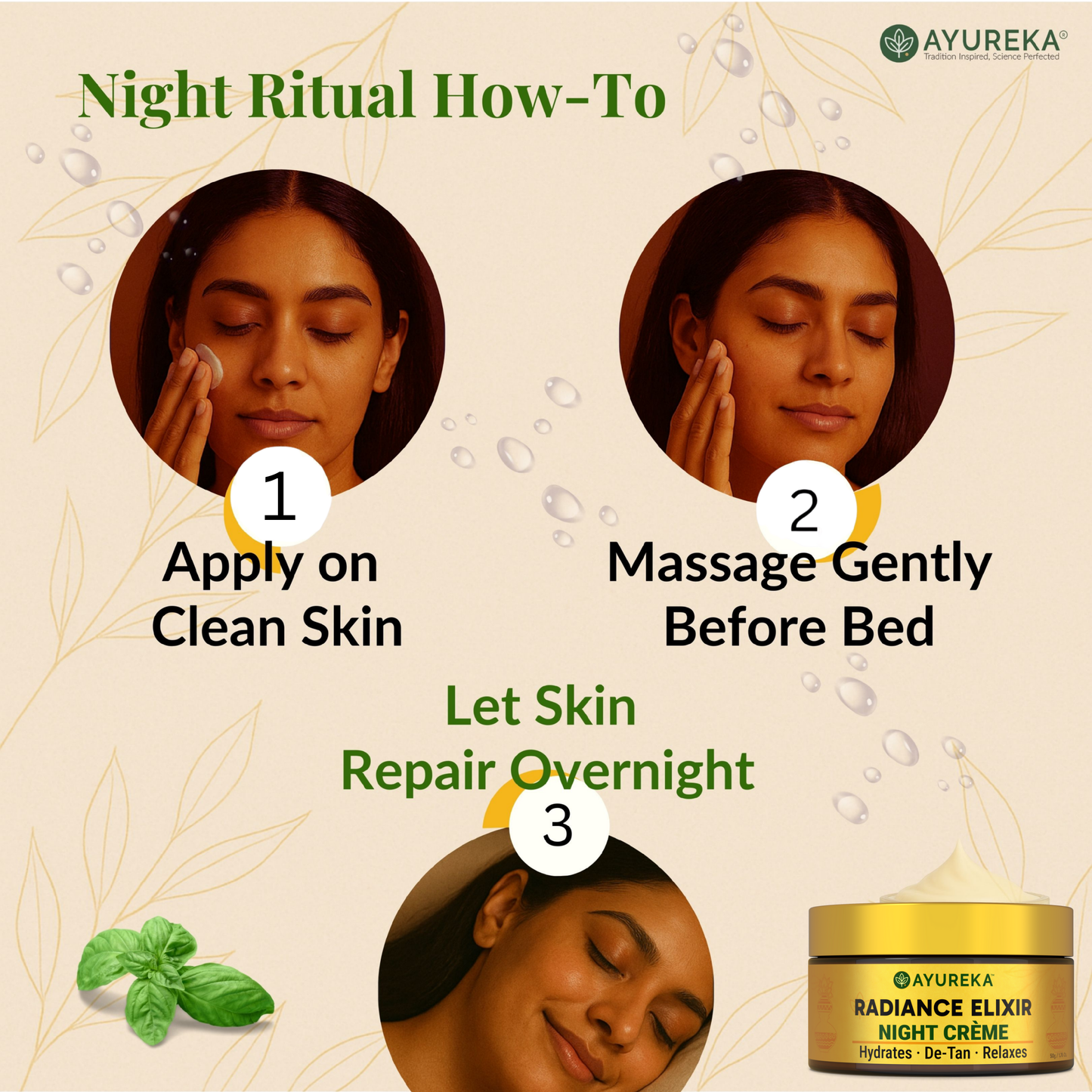 Advanced Night Cream for Pigmentation, Repair & Overnight Glow, Serum Creme Technology (50g)