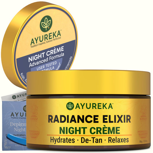Advanced Night Cream for Pigmentation, Repair & Overnight Glow, Serum Creme Technology (50g)