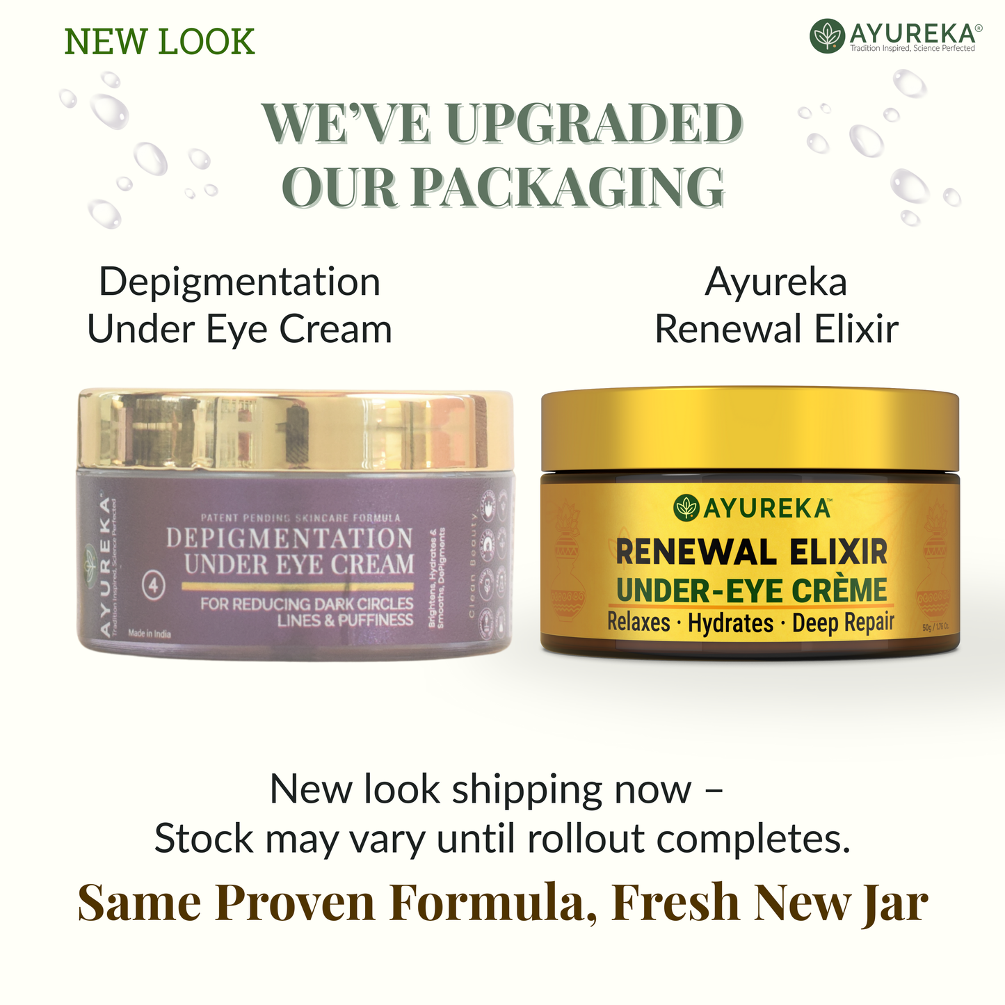 Advanced Under-Eye Creme for Dark Circles, Puffiness, Fine Lines & Brightening (50g)