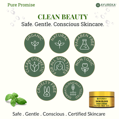 4-in-1 Prep Cream for De-Tan, Pigmentation & Brightening with Ayurvedic Korean Fusion (50g)